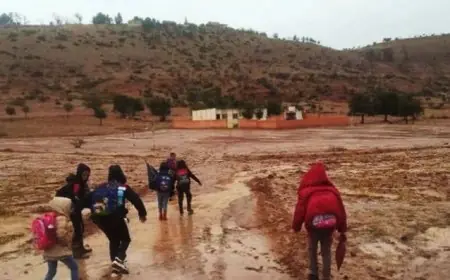 بسبب سوء الأحوال الجوية.. تعليق الدراسة في مؤسسات تعليمية بإقليم ورزازات