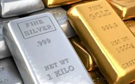 Recul des prix de l’or et de l’argent sur fond d’attente des indicateurs économiques américains