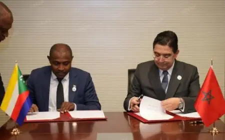 Le Maroc et l’Union des Comores signent un accord d’exemption de visa pour les passeports diplomatiques et de service
