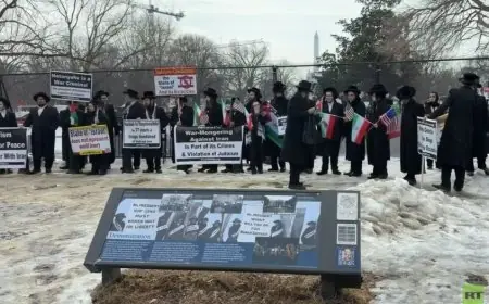 "مجرم حرب".. هتافات المحتجين تحاصر لقاء نتنياهو وترامب في واشنطن