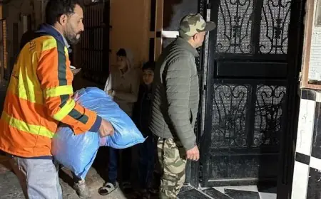 توزيع قفف غذائية على ساكنة القصر الكبير المشمولة بقرار العودة إلى منازلها