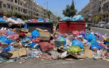 تراكم الأزبال يشعل غضب ساكنة بنسليمان بعد انتهاء عقد شركة النظافة