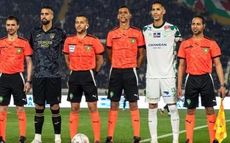 بسبب أخطاء تحكيمية.. إيقاف خمسة حكام على خلفية مباراة الرجاء الرياضي واتحاد طنجة