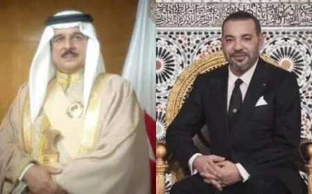 الملك محمد السادس يجري اتصالا هاتفيا مع ملك البحرين