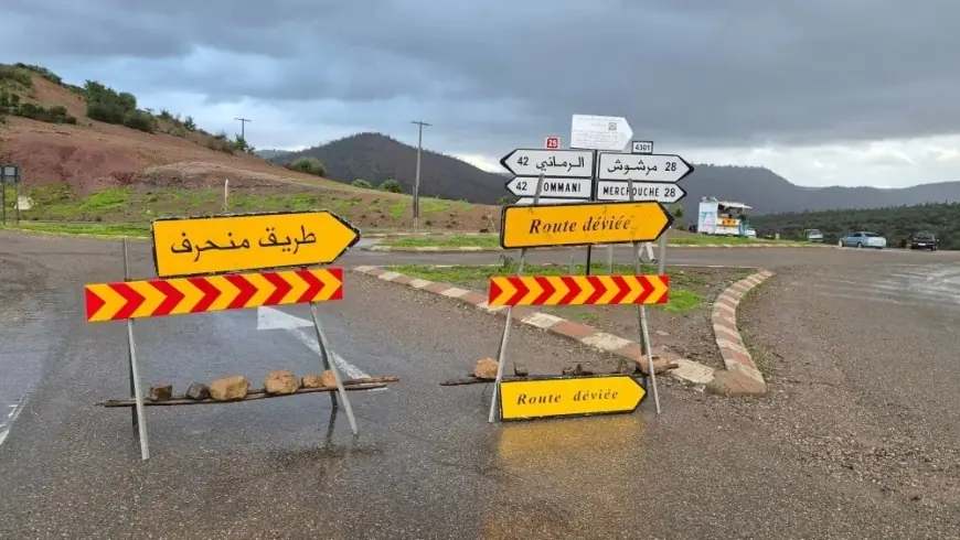 Intempéries au Maroc : 19 routes toujours coupées dans plusieurs provinces du Royaume