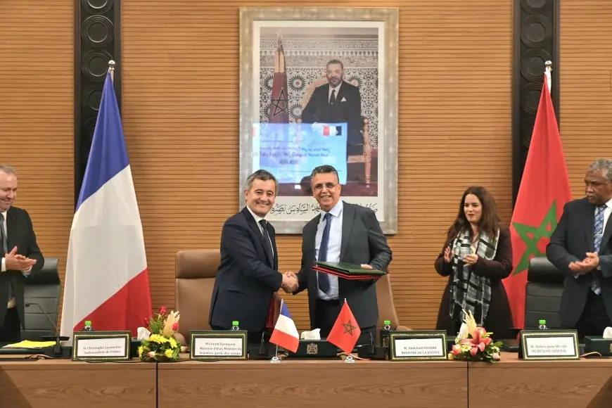 Le Maroc et la France renforcent leur coopération judiciaire lors de la visite de Gérald Darmanin