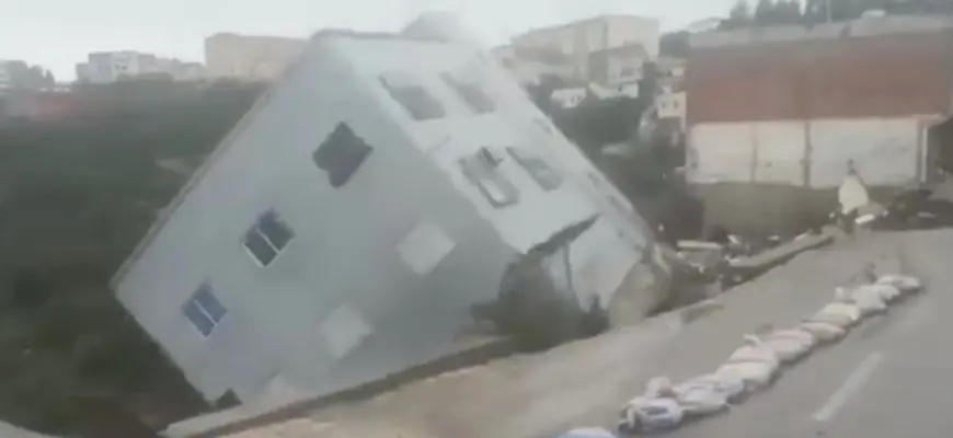 استنفار في تاونات إثر انهيار منزل جراء انجراف التربة