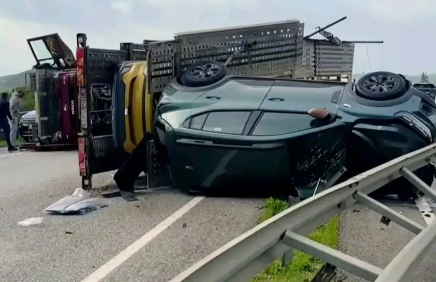 الرياح القوية تتسبب في حادث سير خطير بالطريق السيار الرابط بين العرائش وطنجة