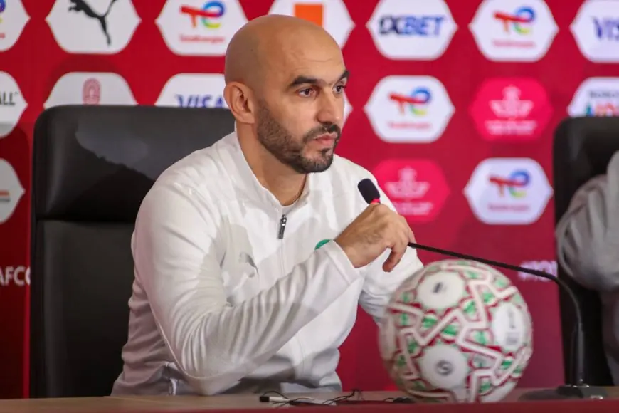 Walid Regragui annonce sa démission après la finale perdue de la CAN 2025