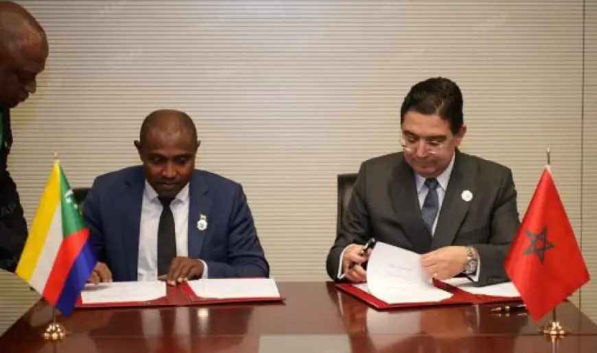 Le Maroc et l’Union des Comores signent un accord d’exemption de visa pour les passeports diplomatiques et de service