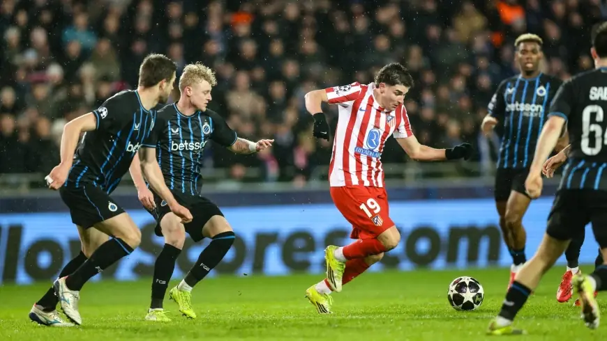 تعادل مثير يحسم مواجهة أتلتيكو مدريد وكلوب بروج في دوري أبطال أوروبا