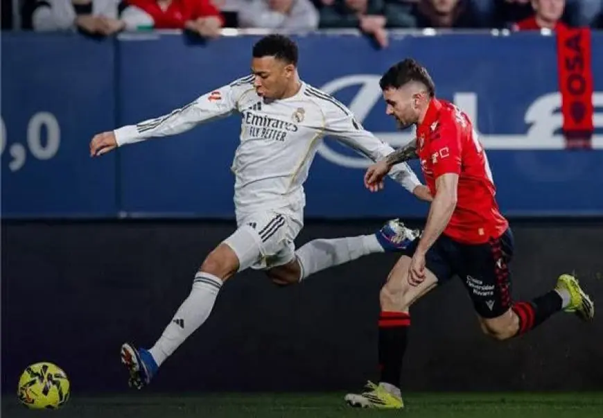 الدوري الإسباني.. أوساسونا يهزم ريال مدريد بثنائية