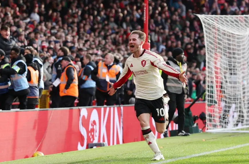 الدوري الانجليزي.. ليفربول يفوز على نوتينغهام فورست بهدف قاتل في الوقت الضائع
