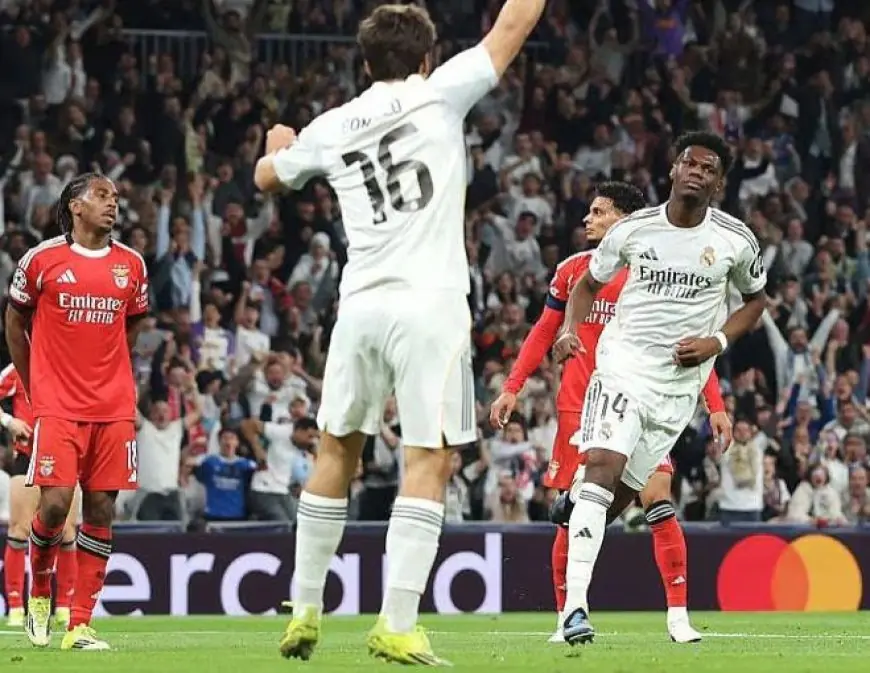 ريال مدريد يهزم بنفيكا ويتأهل إلى الدور ثمن النهائي من دوري أبطال أوروبا