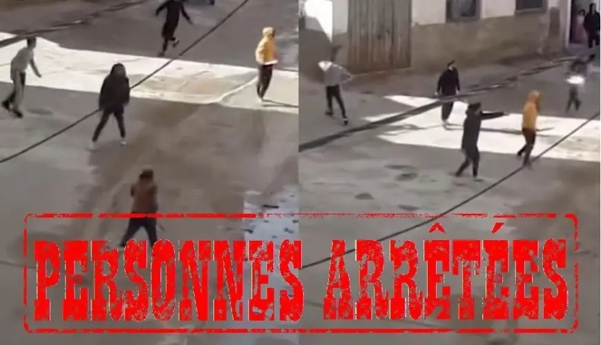 فاس.. توقيف شخصين على خلفية شريط فيديو لأشخاص يحوزون أسلحة بيضاء بالشارع