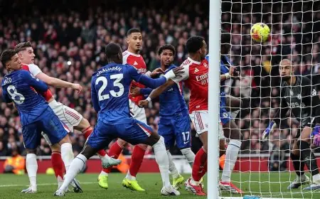 الدوري الانجليزي.. آرسنال يفوز على تشلسي ويعزز صدارته