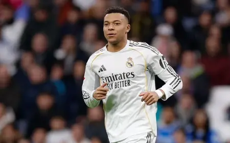 ريال مدريد يكشف تفاصيل إصابة هدافه الفرنسي كيليان مبابي