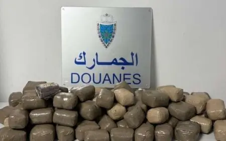 السلطات المغربية تحبط محاولة تهريب 34 كيلوغراما من الحشيش بباب سبتة