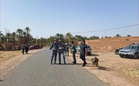 عناصر الدرك الملكي بزاكورة تكثف عمليات البحث عن الطفل المفقود يونس العلاوي