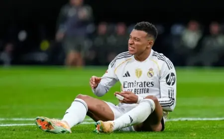 مبابي خارج قائمة ريال مدريد لمواجهة مانشستر سيتي في ذهاب ثمن نهائي دوري الأبطال