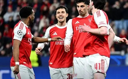 دوري أبطال أوروبا.. آرسنال يتعادل مع باير ليفركوزن في ذهاب ثمن النهائي