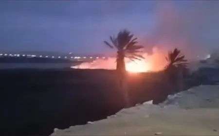 سلطات العيون تسيطر على حريق اندلع بالقرب من وادي الساقية الحمراء