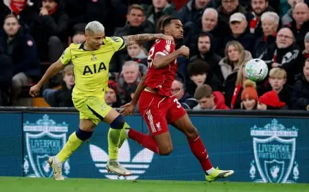 التعادل الإيجابي يحسم مواجهة ليفربول وتوتنهام في الدوري الإنجليزي