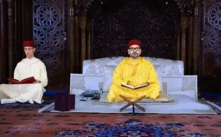 Le roi Mohammed VI préside à Rabat la cérémonie religieuse de la Nuit du Destin