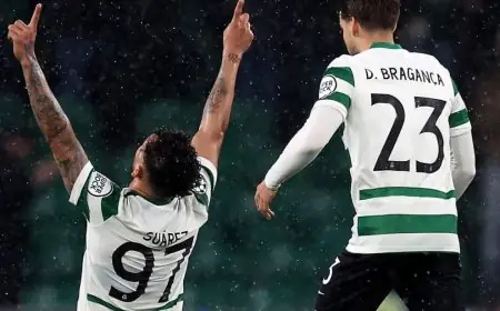 سبورتينغ لشبونة يهزم بودو جليمت بخماسية نظيفة ويتأهل لربع نهائي دوري أبطال أوروبا