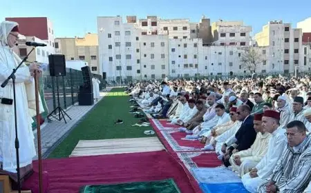 الناظور تلغي صلاة عيد الفطر في المصليات المفتوحة بسبب سوء الأحوال الجوية