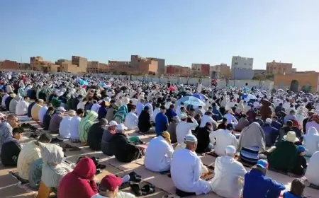 مواقيت صلاة عيد الفطر في عدد من مدن المغرب