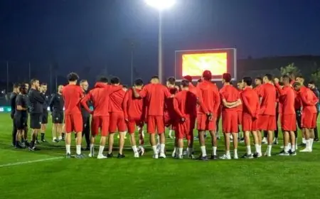 محمد وهبي يشرف على أول حصة تدريبية له مع المنتخب المغربي الأول