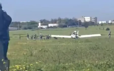 هبوط اضطراري لطائرة خفيفة في حقل نواحي سلا يستنفر السلطات