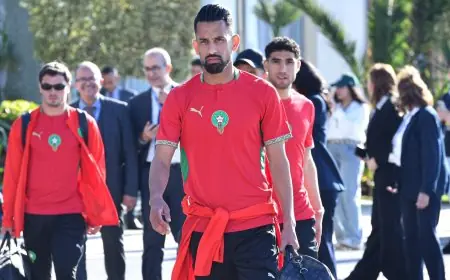 أسود الأطلس يشدون الرحال إلى إسبانيا لمواجهة الاكوادور