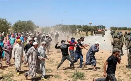 متابعة 3 أشخاص في حالة اعتقال على خلفية الاحتجاجات العنيفة في قلعة السراغنة