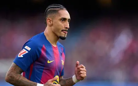 إصابة عضلية تبعد رافينيا عن الملاعب لـ 5 أسابيع
