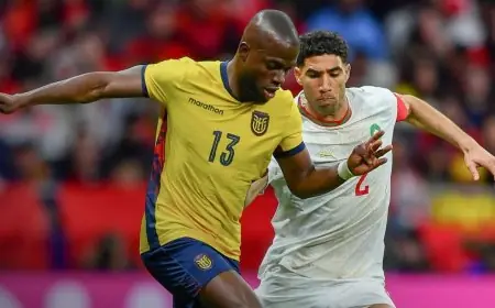 المنتخب المغربي يتعادل مع الإكوادور وديا