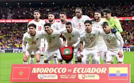 نائل العيناوي يتصدر تنقيط مباراة المنتخب المغربي أمام الإكوادور