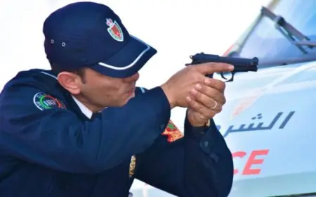 شرطي يشهر سلاحه لتوقيف شخص خطير بأيت ملول