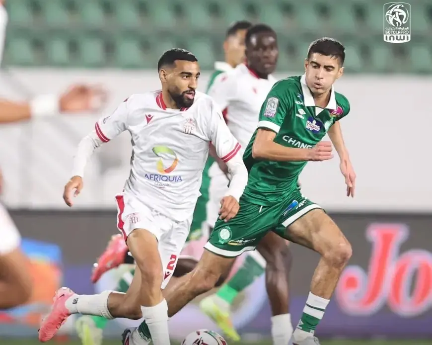 Le Raja Club Athletic prend la tête de la Botola Pro Inwi après sa victoire face au Hassania d’Agadir