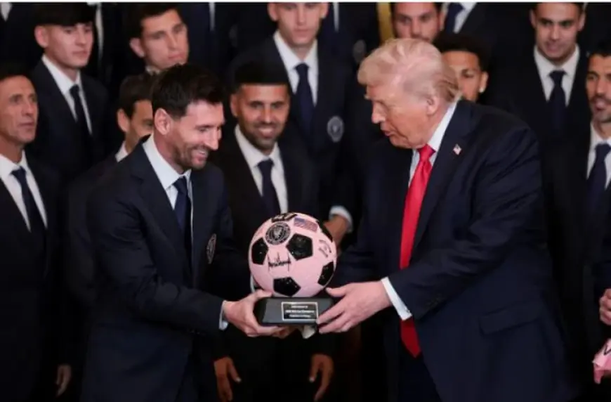 ترامب يستقبل ميسي احتفالاً بلقب إنتر ميامي التاريخي