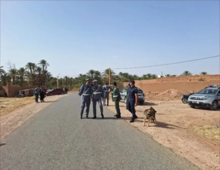 عناصر الدرك الملكي بزاكورة تكثف عمليات البحث عن الطفل المفقود يونس العلاوي