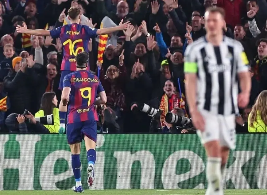 Le FC Barcelone écrase Newcastle et se qualifie pour les quarts de finale de la Ligue des champions