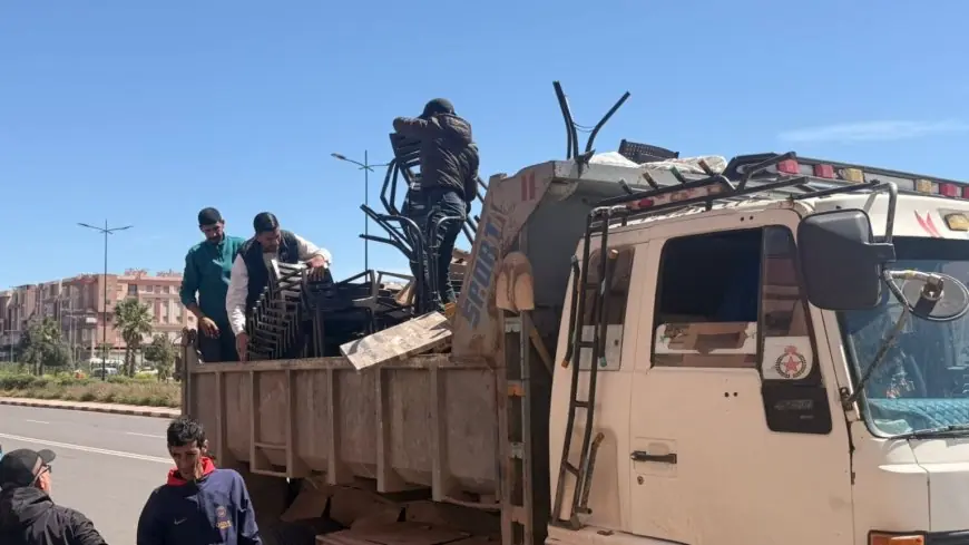 حملة ميدانية واسعة لتحرير الملك العمومي بمراكش