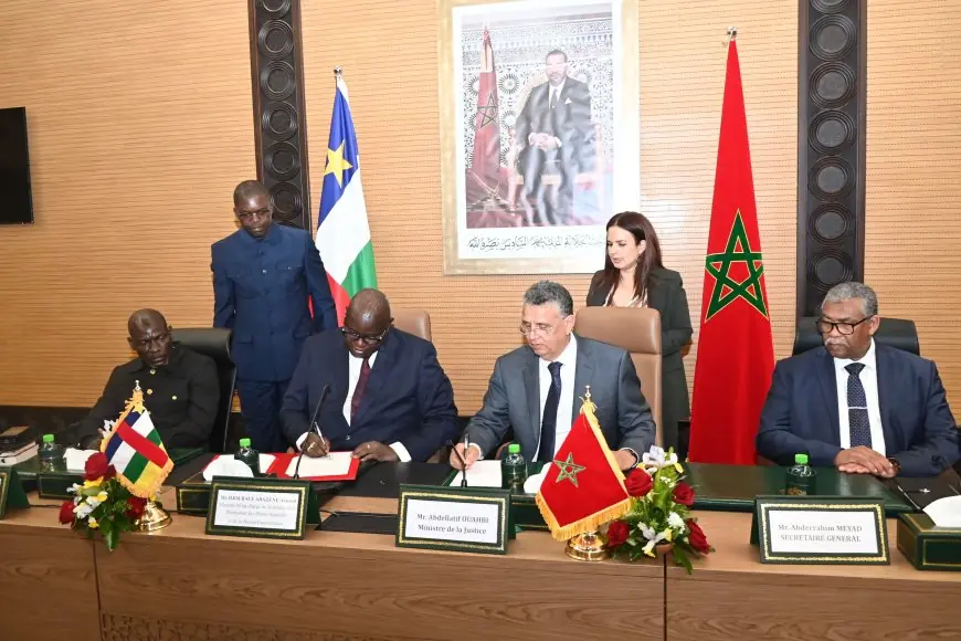 Le Maroc et la République centrafricaine renforcent leur coopération en matière d'administration judiciaire