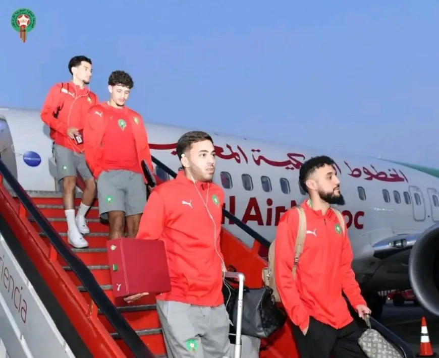 بعثة المنتخب المغربي تحط الرحال بمدريد تأهباً لمواجهة الإكوادور ودياً