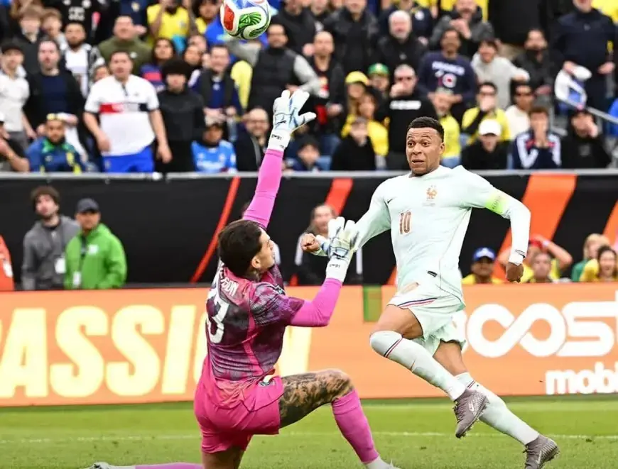La France s'impose face au Brésil en match amical