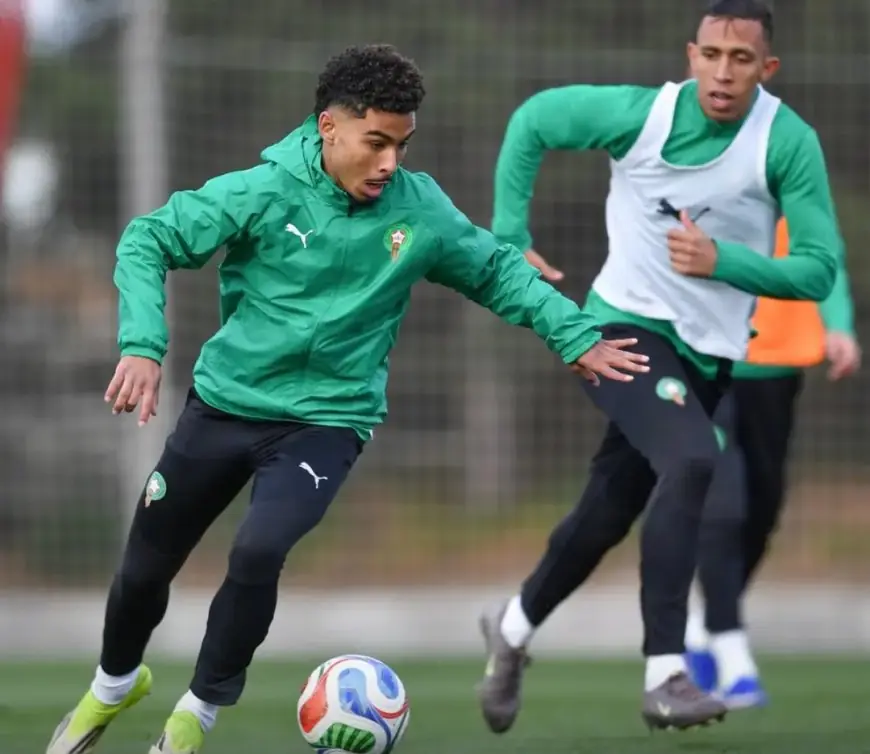 المنتخب المغربي يبدأ تحضيراته لمواجهة الباراغواي في فرنسا