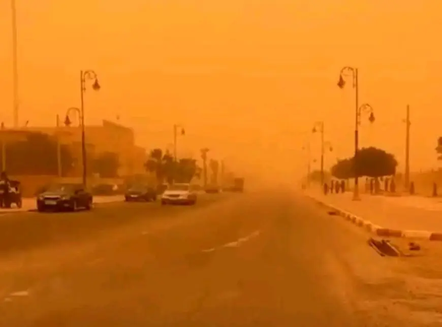 عاصفة رملية تضرب المدن الجنوبية للمملكة
