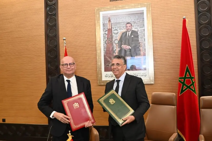 Signature de l'accord d'adhésion du Ministère de la Justice à la plateforme nationale du droit d'accès à l'information